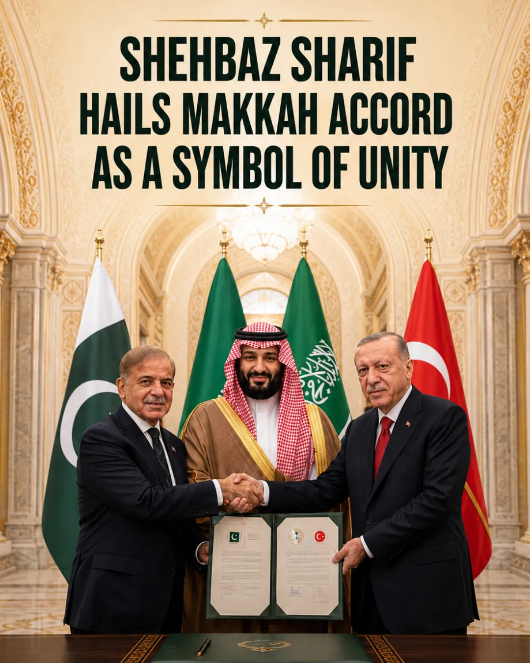 Shehbaz Sharif Hails Makkah Accord as a Symbol of Unity