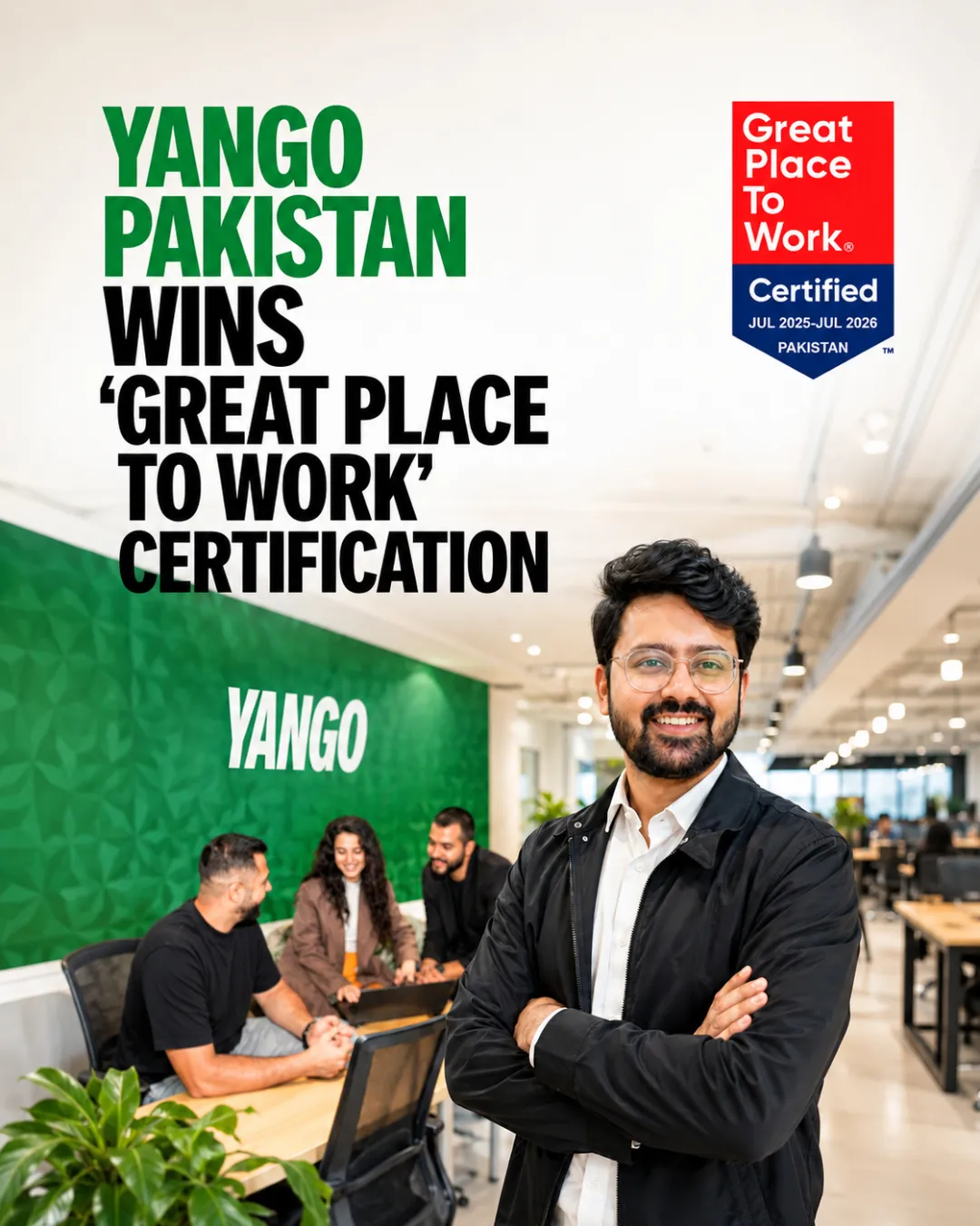 Yango Pakistan Wins ‘Great Place to Work’ Certification