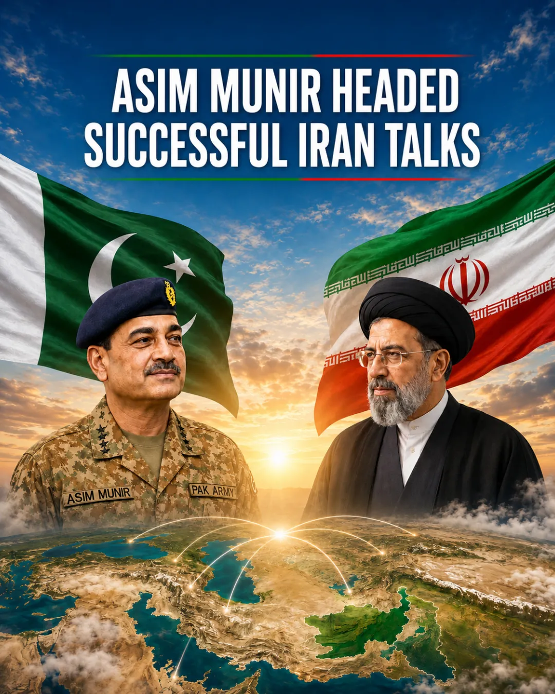 Asim Munir Headed Successful Iran Talks