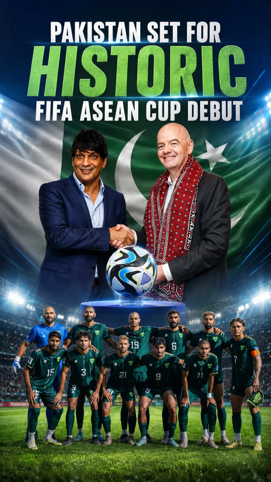 Pakistan Set for Historic FIFA ASEAN Cup Debut