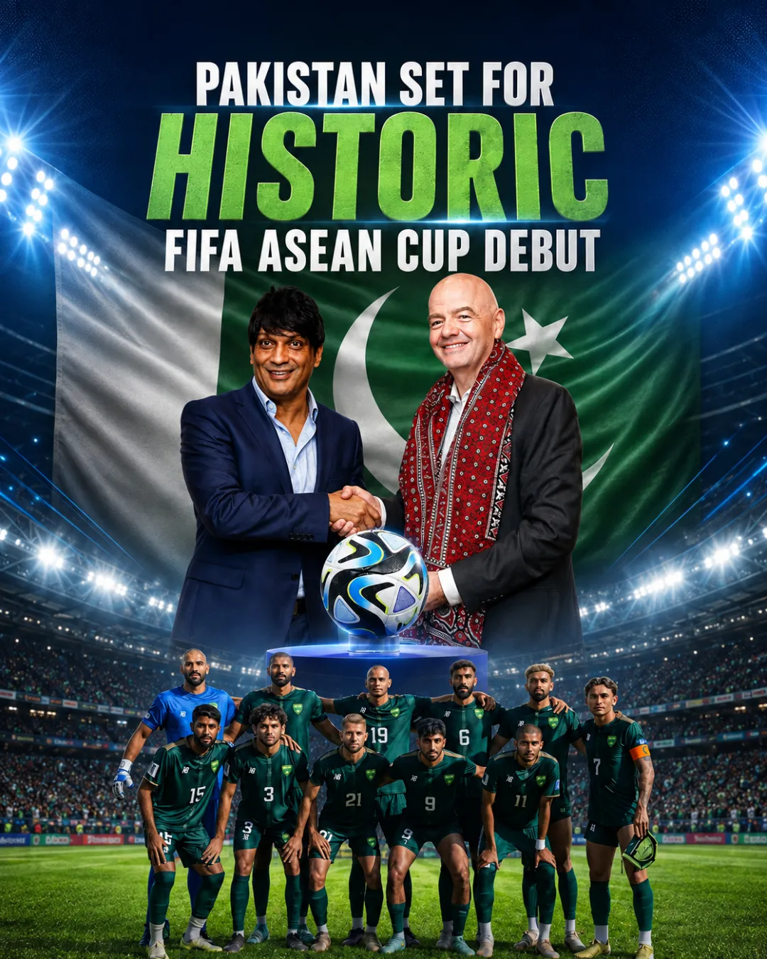 Pakistan Set for Historic FIFA ASEAN Cup Debut