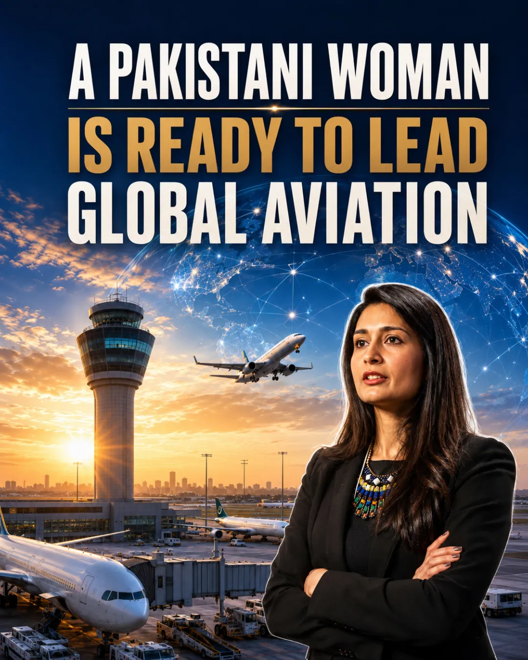 A Pakistani Woman Is Ready to Lead Global Aviation