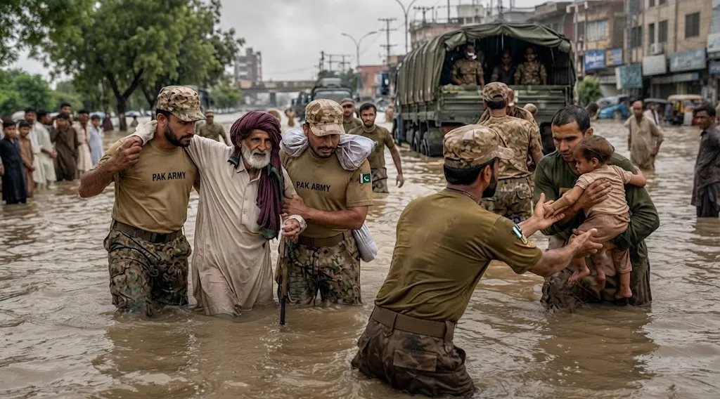 Pakistan Army Joins Rawalpindi’s Rescue Efforts