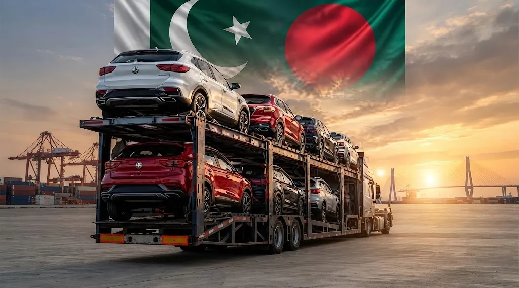 Pakistani Made Vehicles Head Overseas