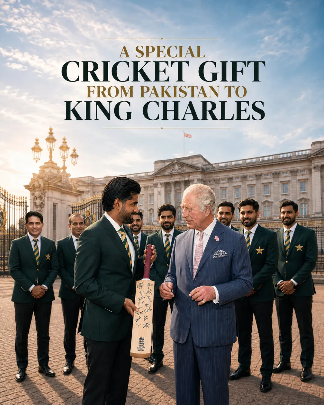 A Special Cricket Gift From Pakistan to King Charles