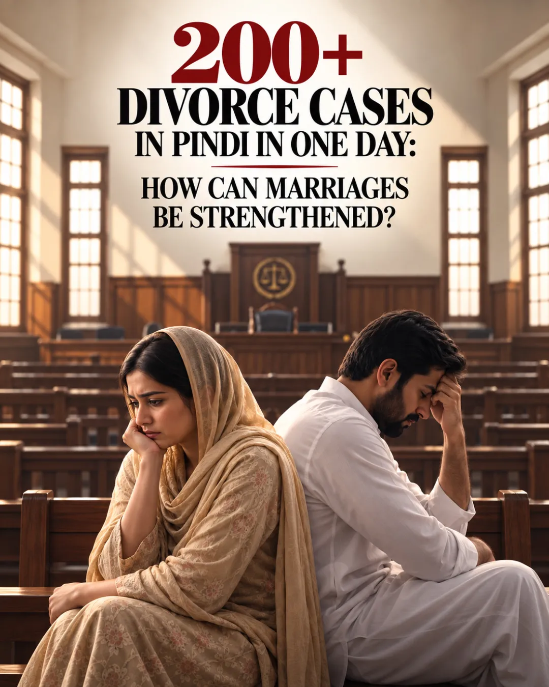 200+ Divorce Cases in Pindi in One Day: How Can Marriages Be Strengthened?