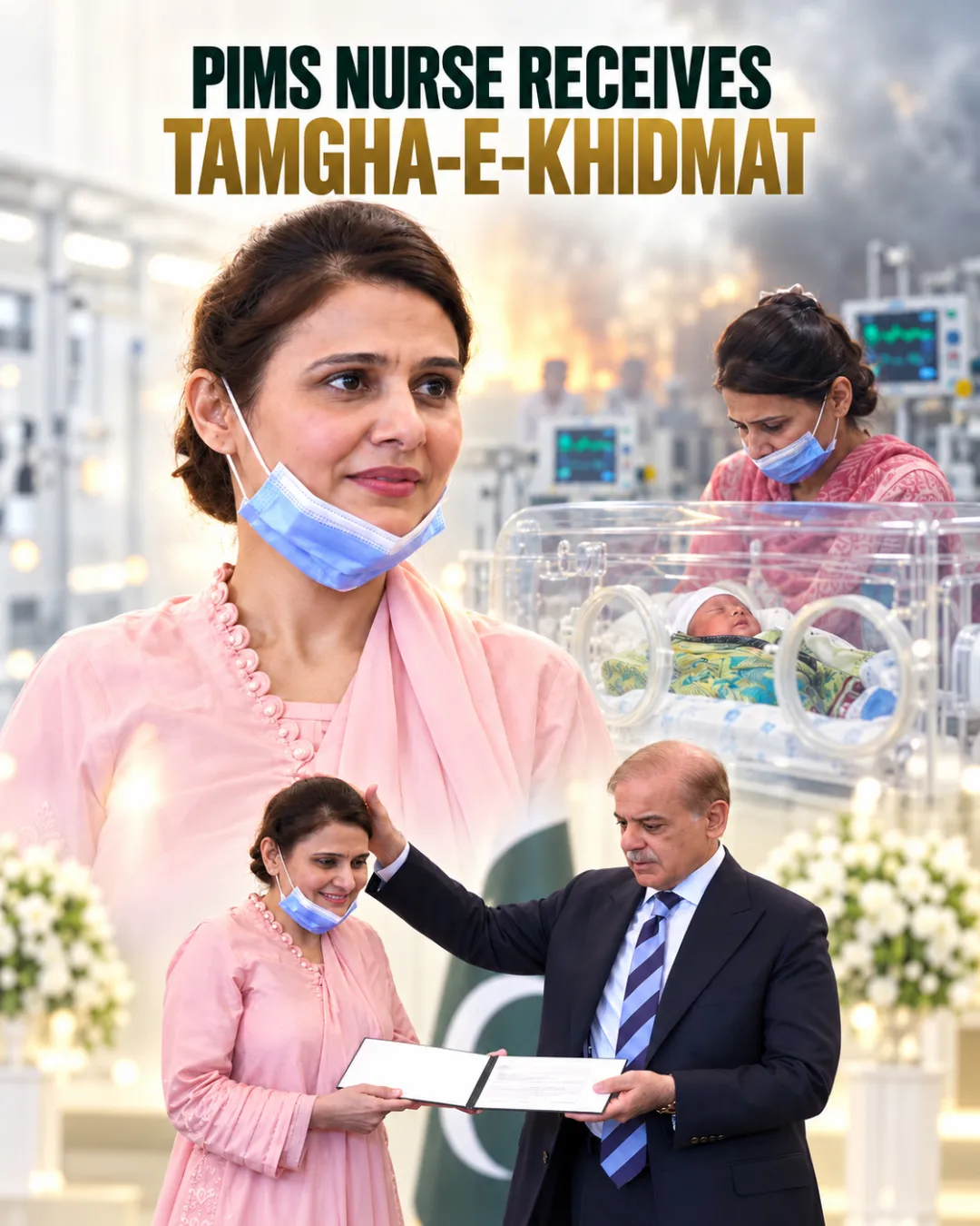 PIMS Nurse Receives Tamgha-e-Khidmat