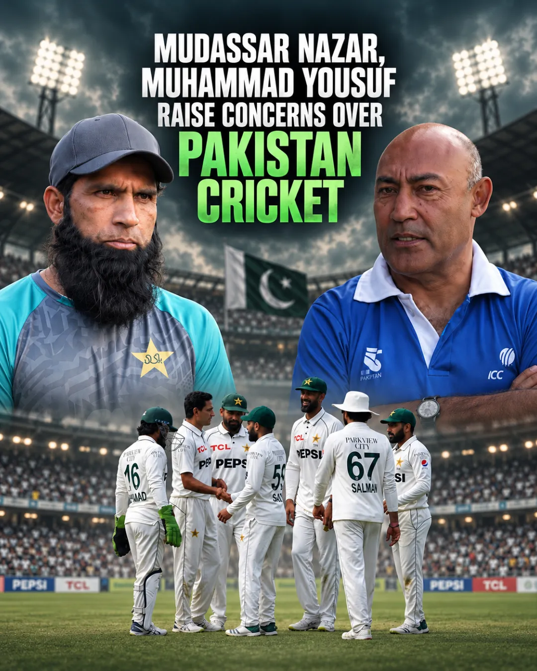 Mudassar Nazar, Muhammad Yousuf Raise Concerns Over Pakistan Cricket