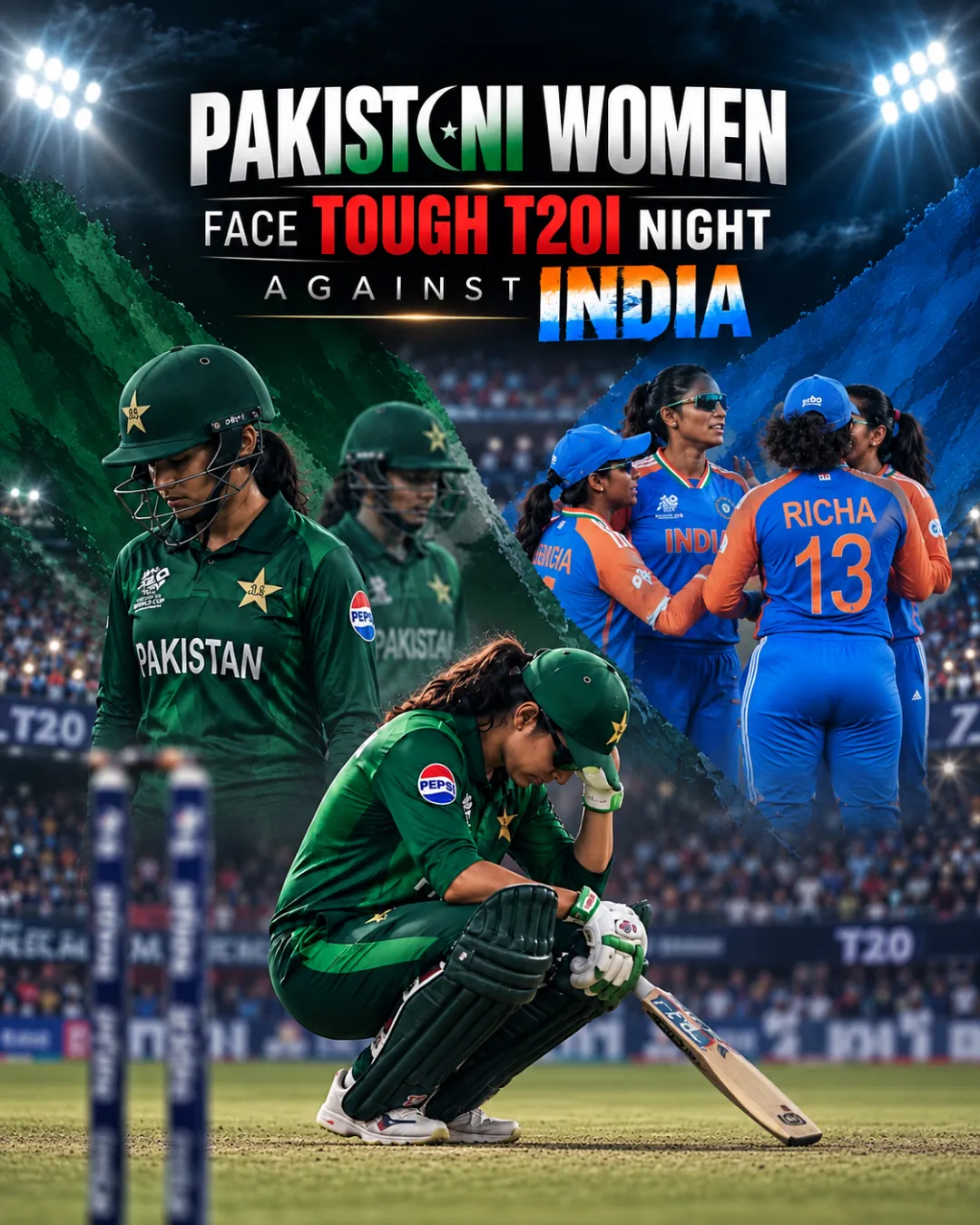 Pakistan Women Face Tough T20I Night Against India