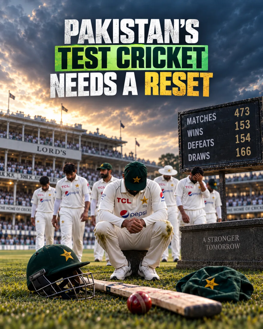 Pakistan’s Test Cricket Needs a Reset