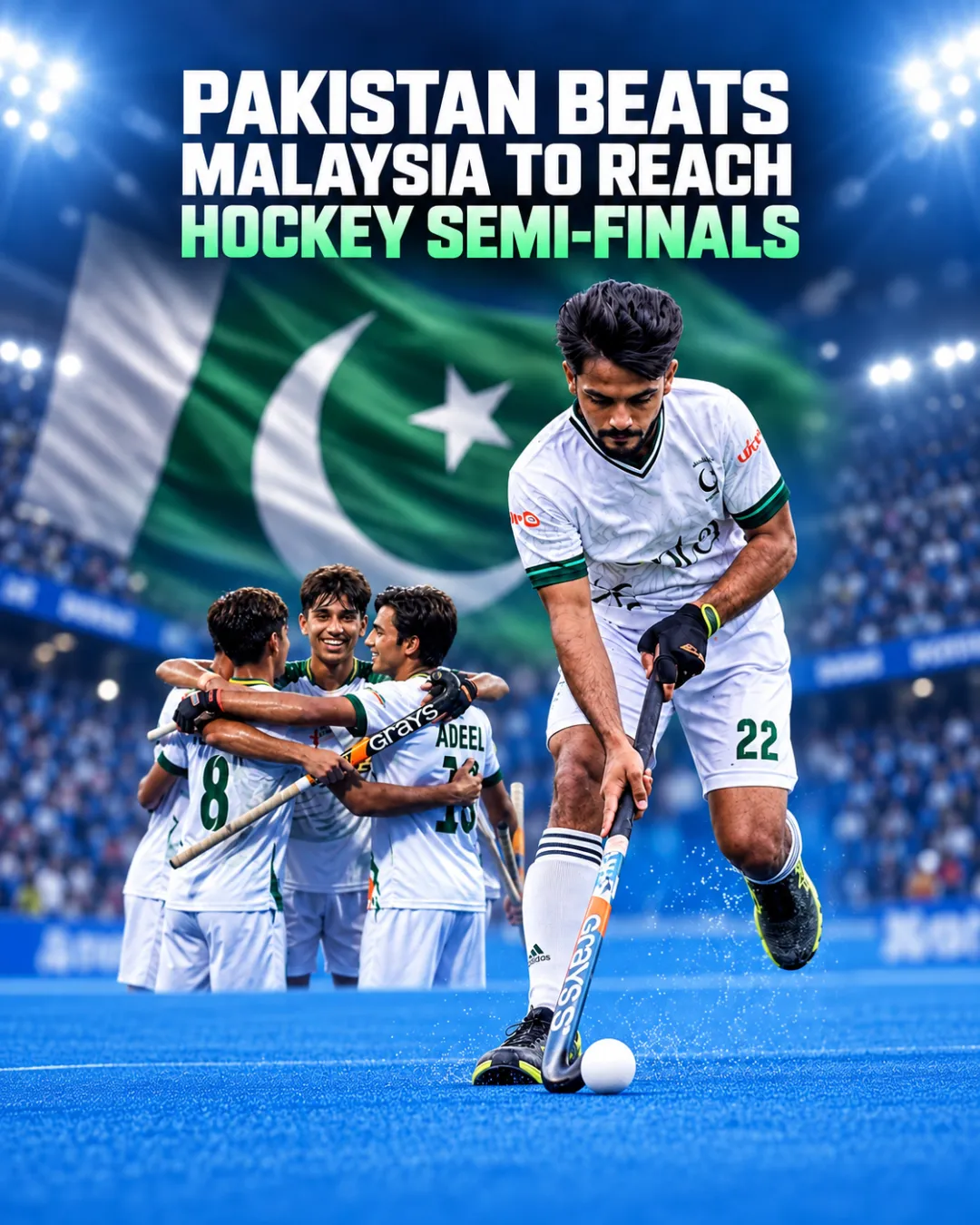 Pakistan Beats Malaysia To Reach Hockey Semi-Finals