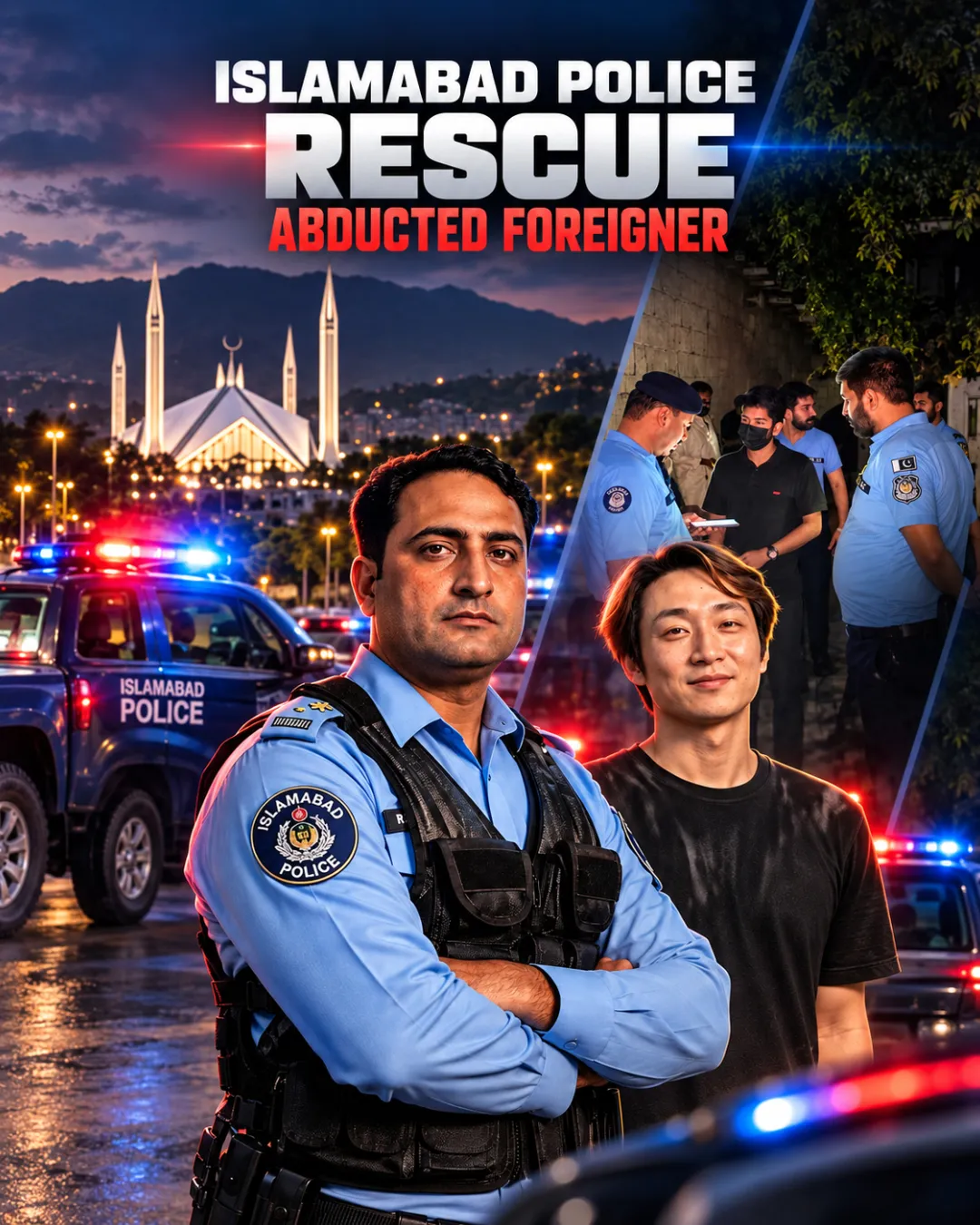 Islamabad Police Rescue Abducted Foreigner