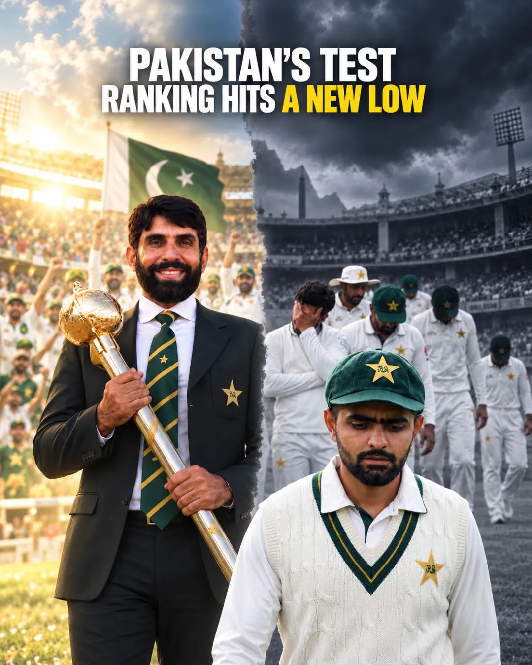 Pakistan’s Test Ranking Hits A New Low