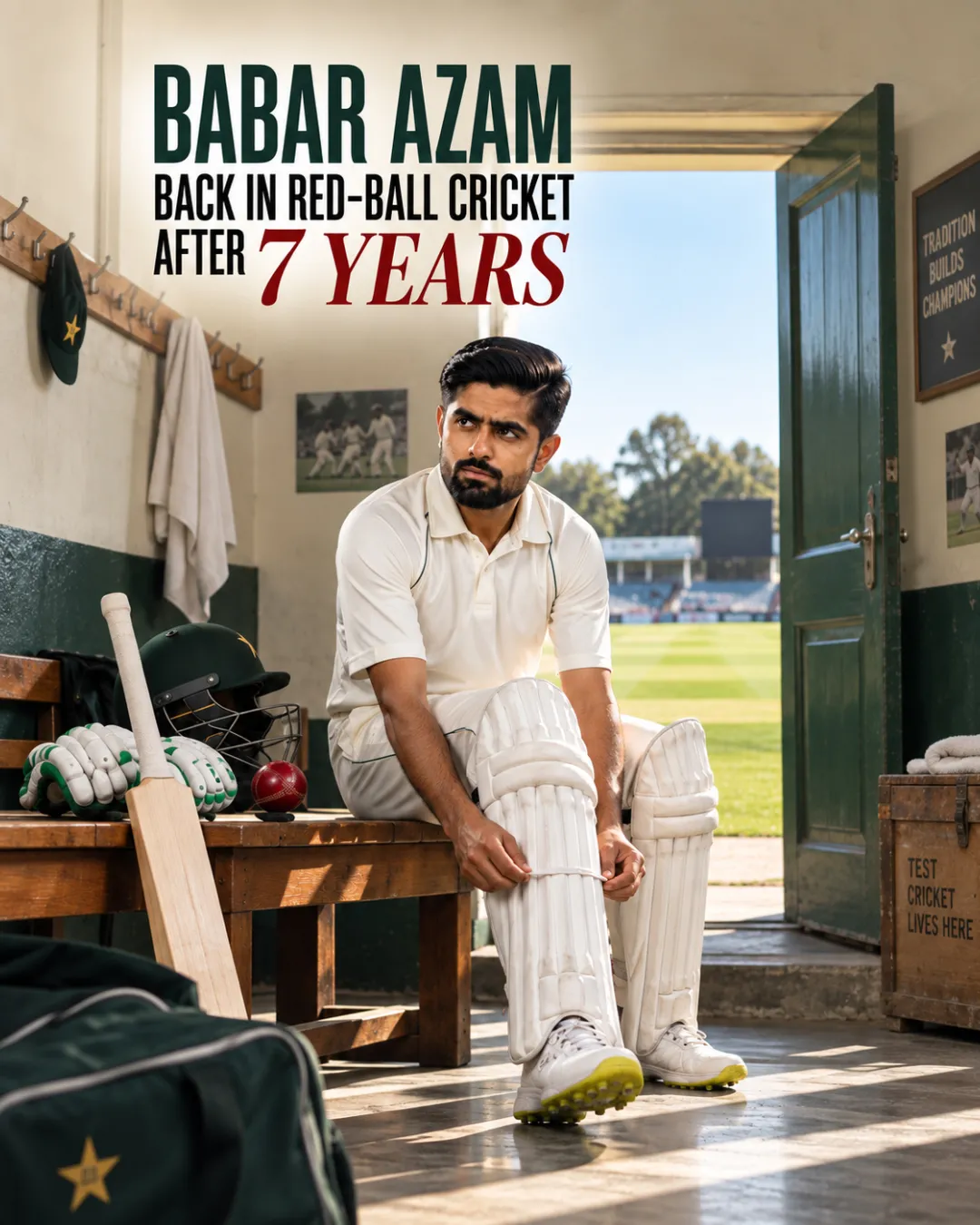 Babar Azam Back In Red-Ball Cricket After 7 Years