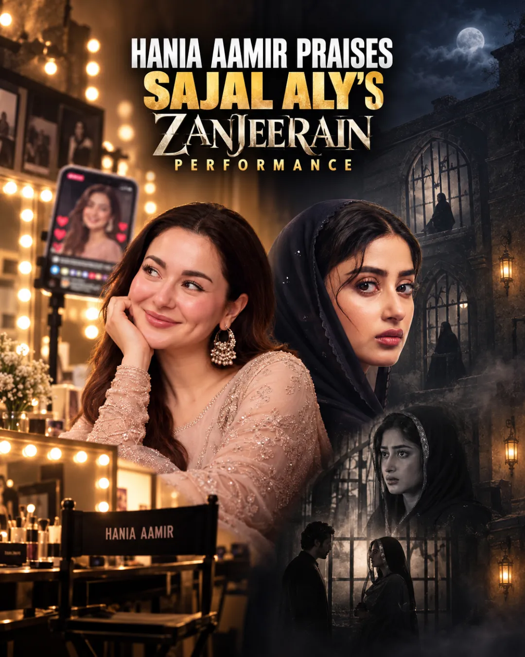 Hania Aamir Praises Sajal Aly’s Zanjeerain Performance
