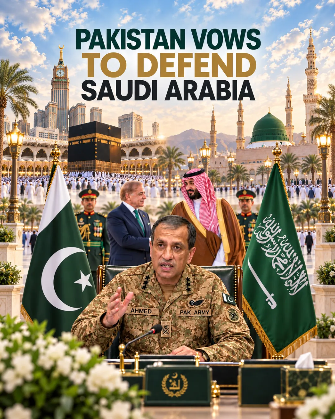 Pakistan Vows To Defend Saudi Arabia