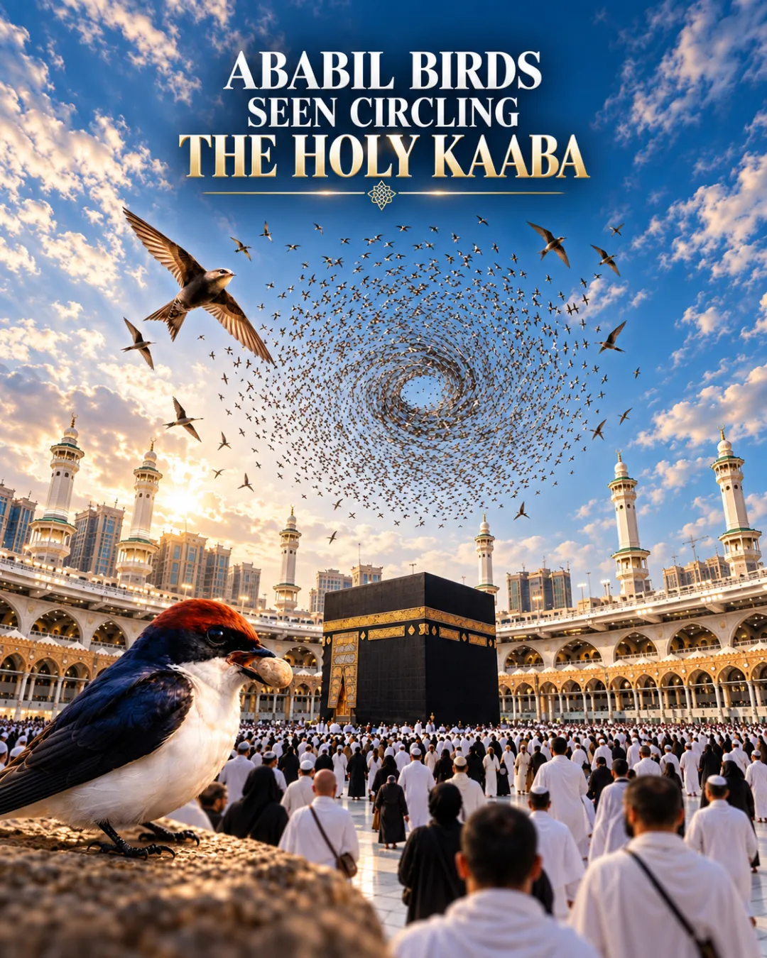 Ababil Birds Seen Circling The Holy Kaaba