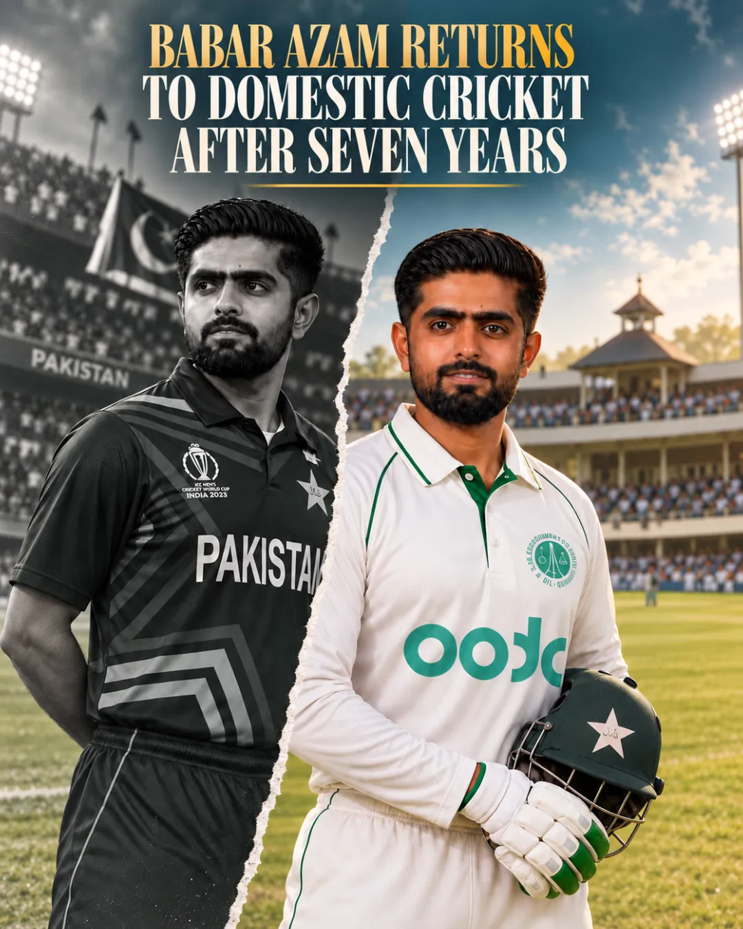 Babar Azam Returns To Domestic Cricket After Seven Years