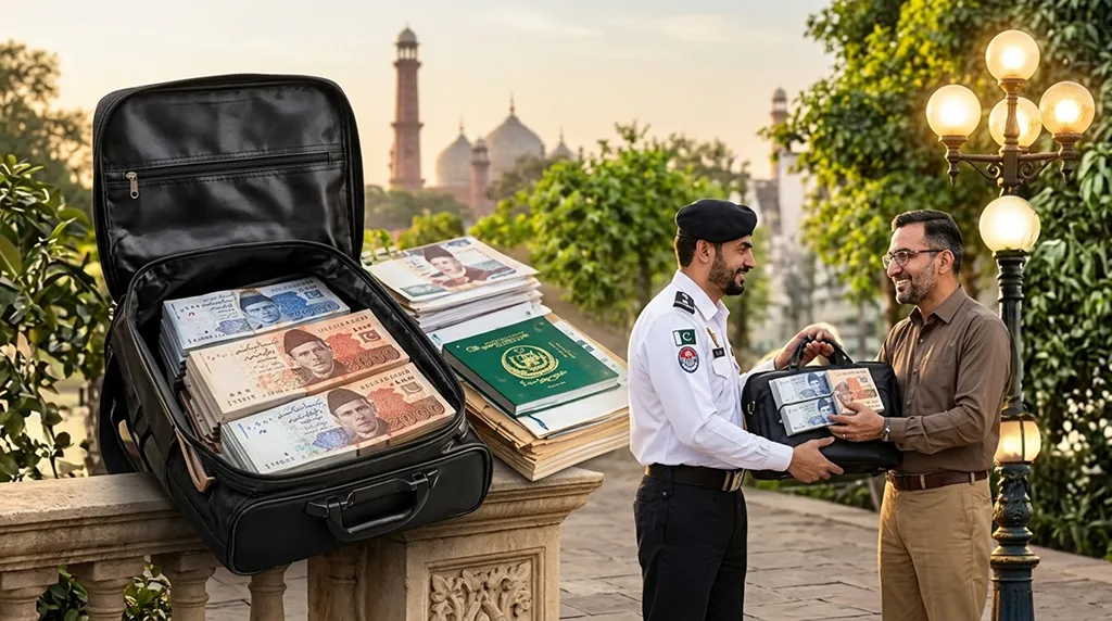 A Lost Bag On A Lahore Road