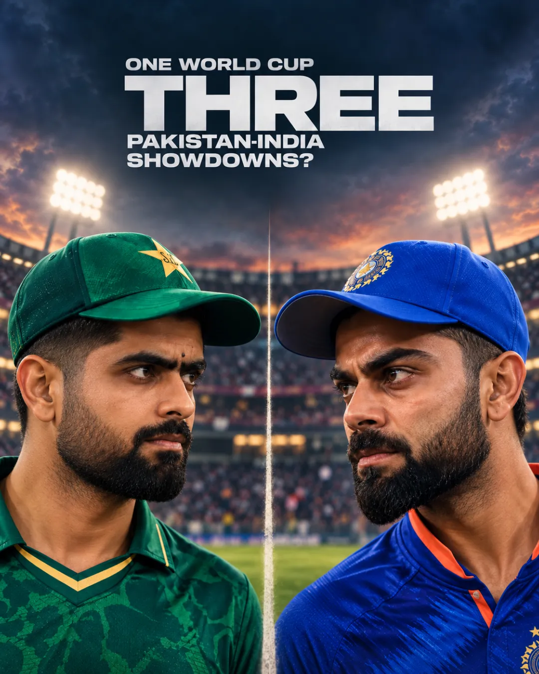 One World Cup. Three Pakistan-India Showdowns?