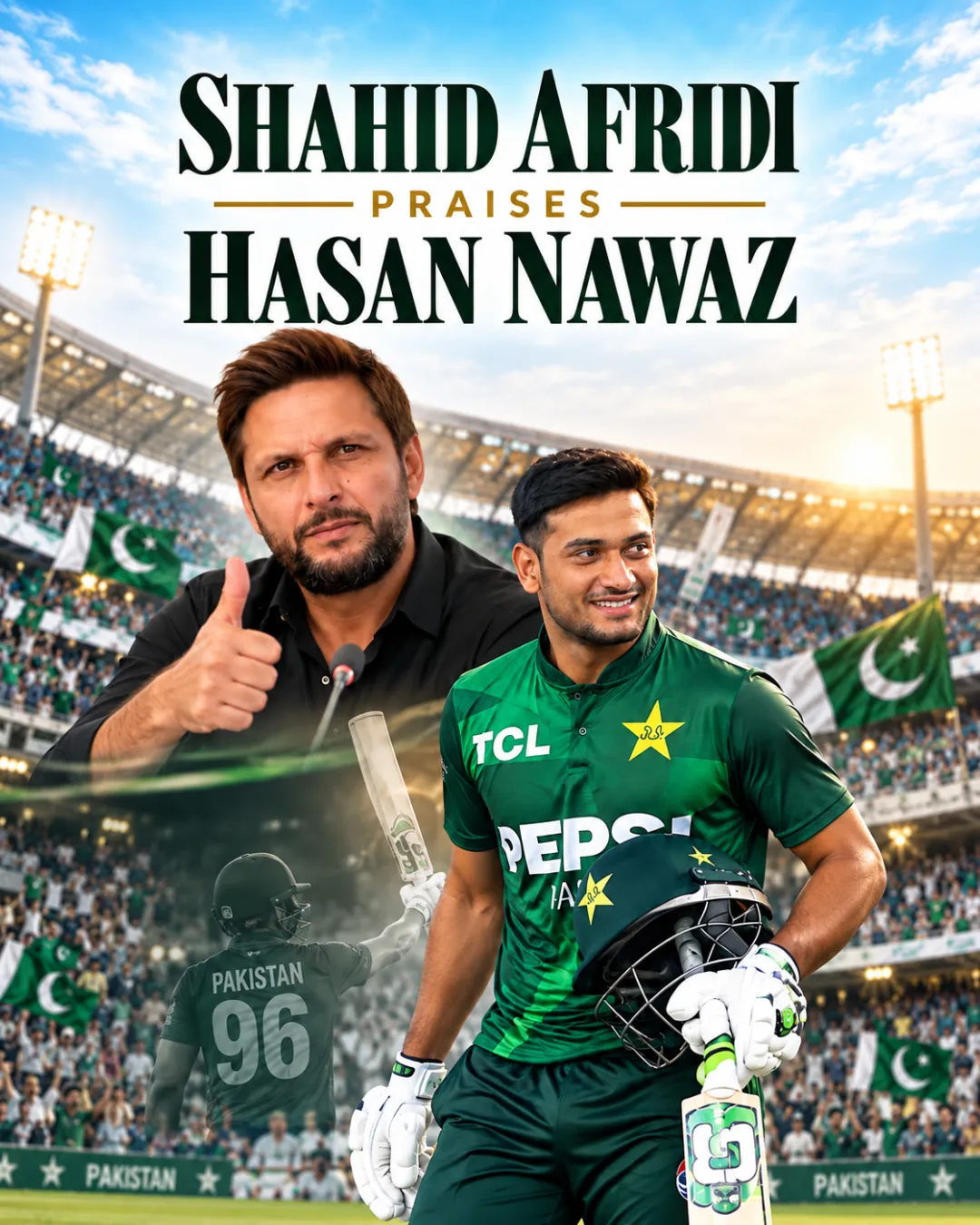 Shahid Afridi Praises Hasan Nawaz
