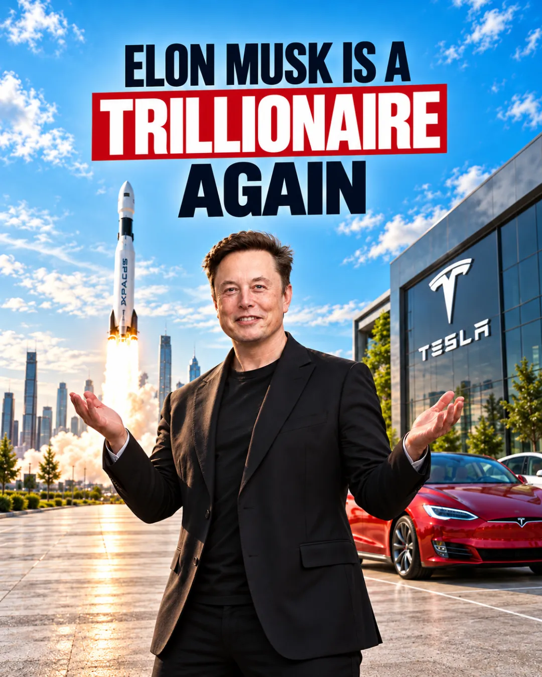Elon Musk Is A Trillionaire Again