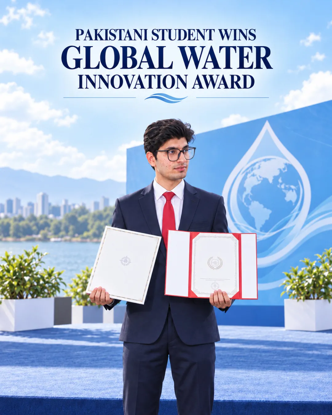 Pakistani Student Wins Global Water Innovation Award