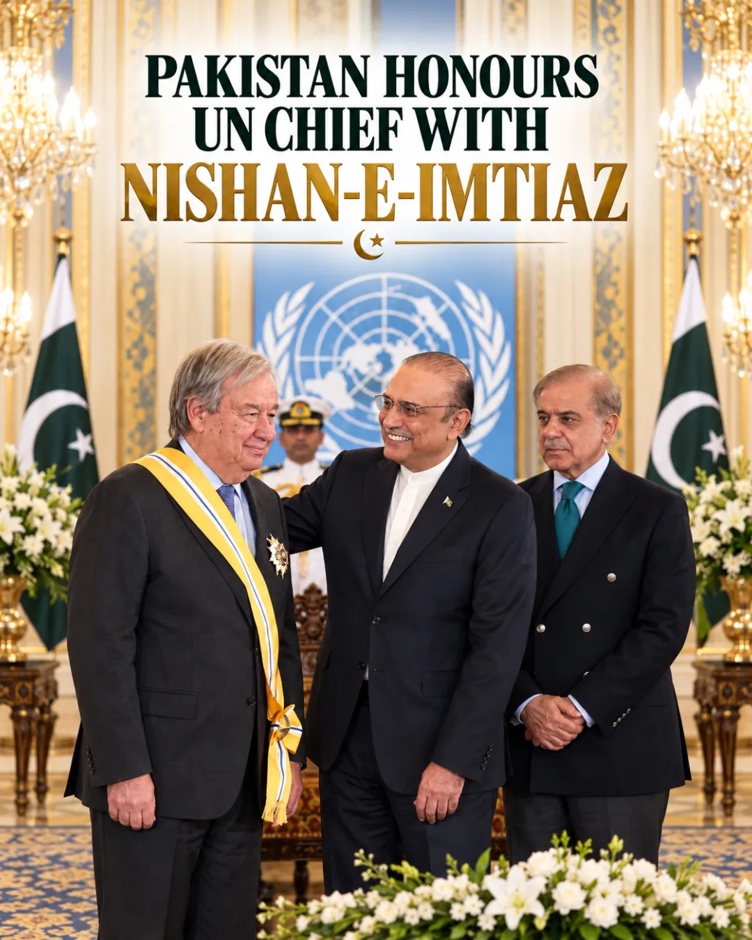 Pakistan Honours UN Chief With Nishan-e-Imtiaz