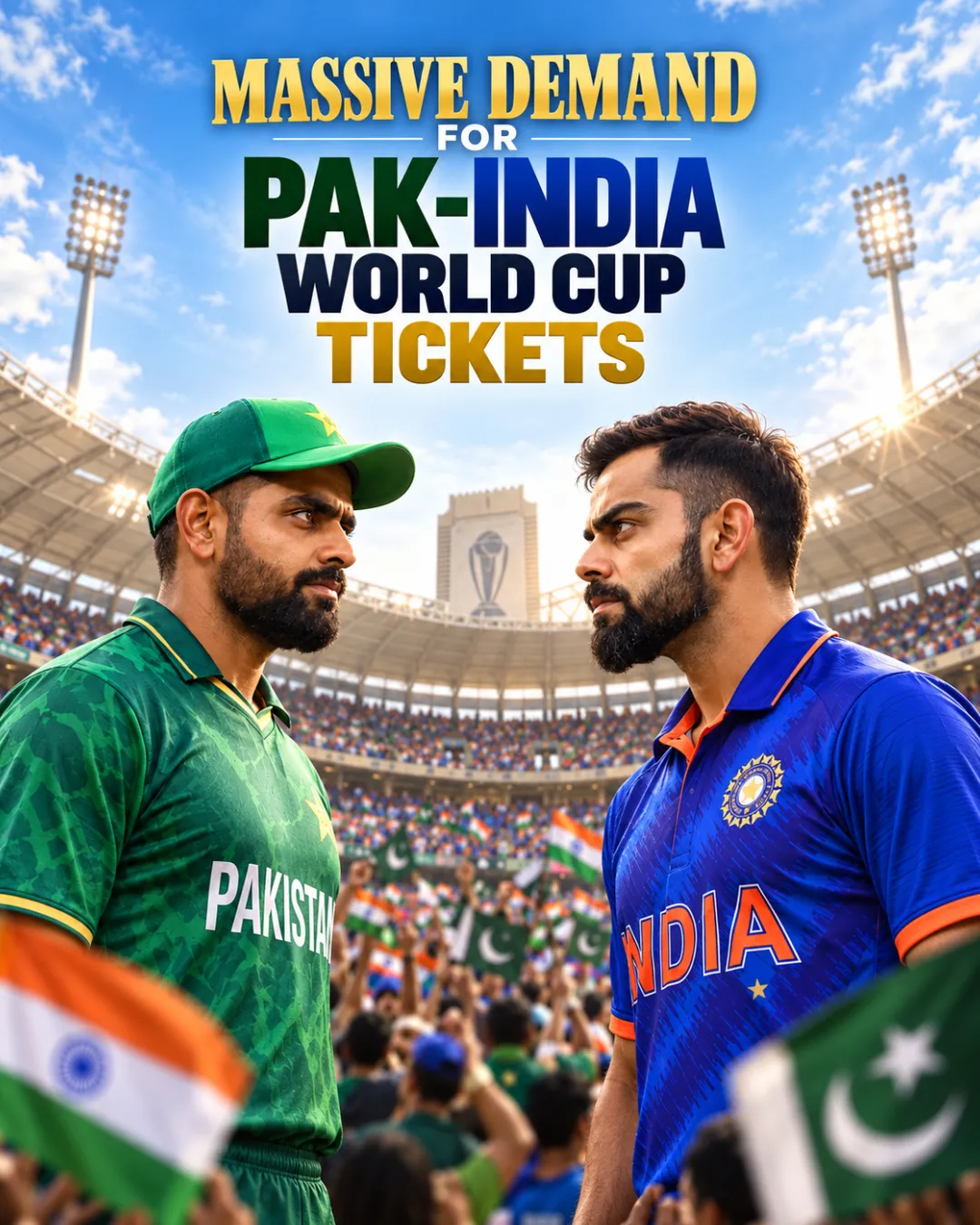 Massive Demand For Pak-India World Cup Tickets