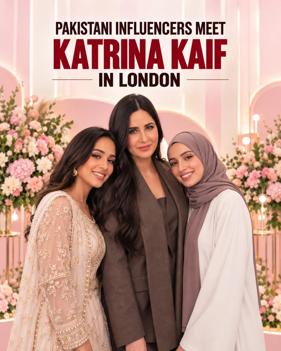 Pakistani Influencers Meet Katrina Kaif In London