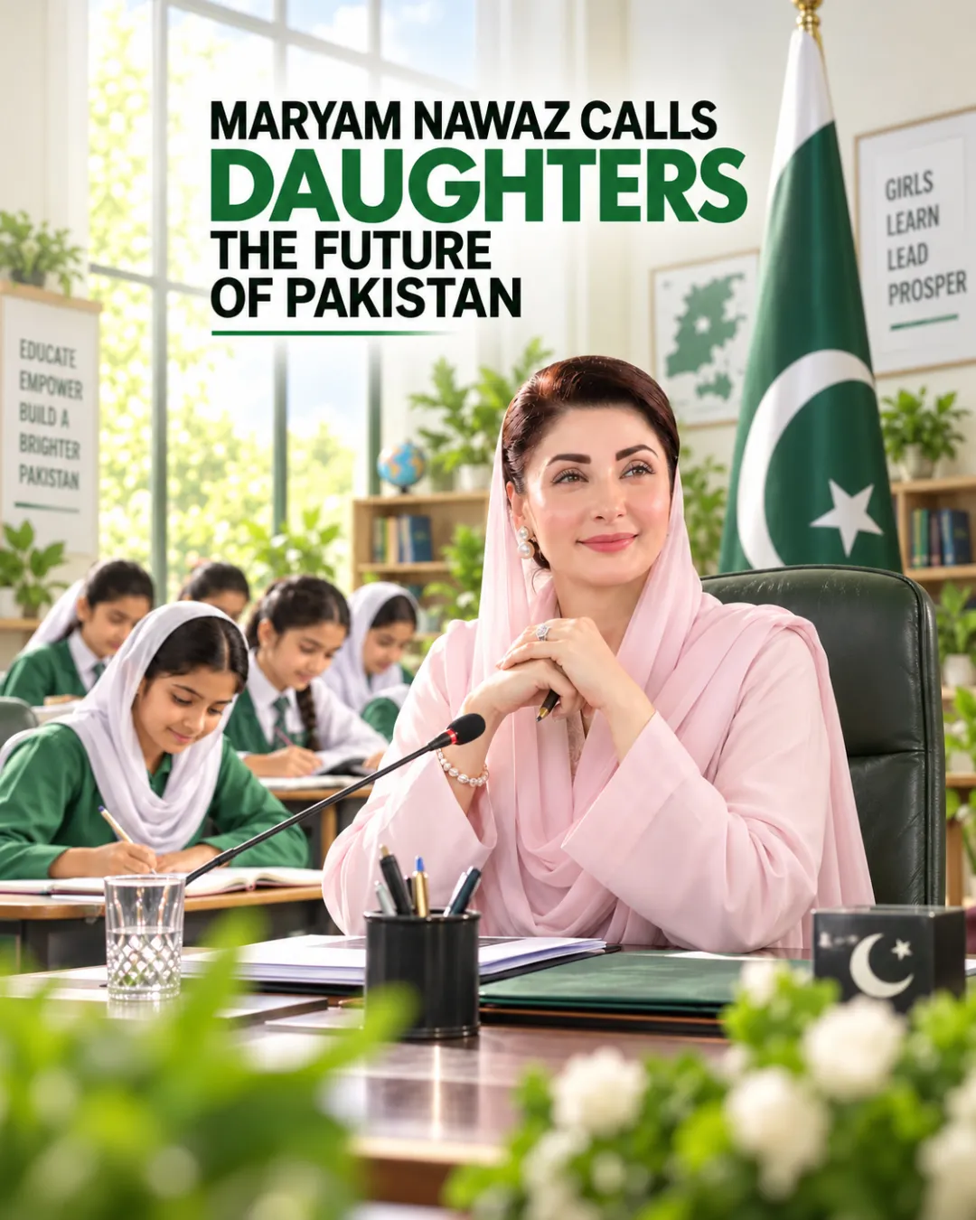 Maryam Nawaz Calls Daughters The Future Of Pakistan