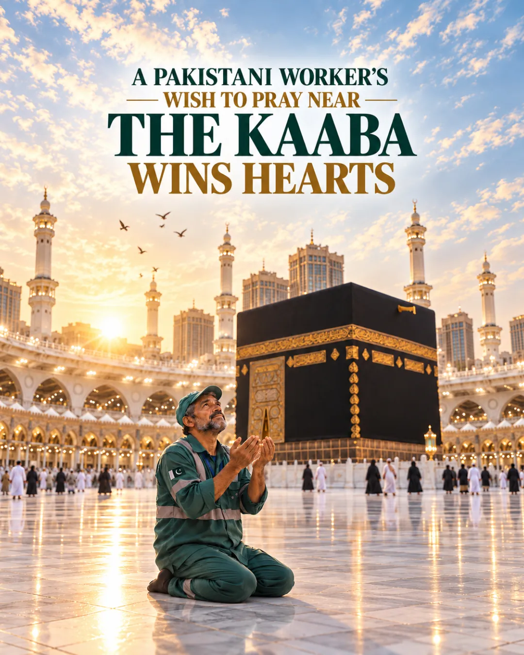 A Pakistani Worker’s Wish To Pray Near The Kaaba Wins Hearts