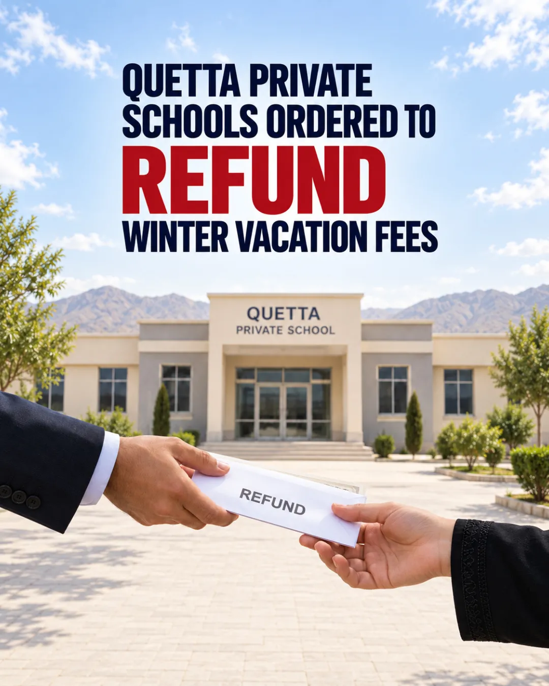 Quetta Private Schools Ordered To Refund Winter Vacation Fees