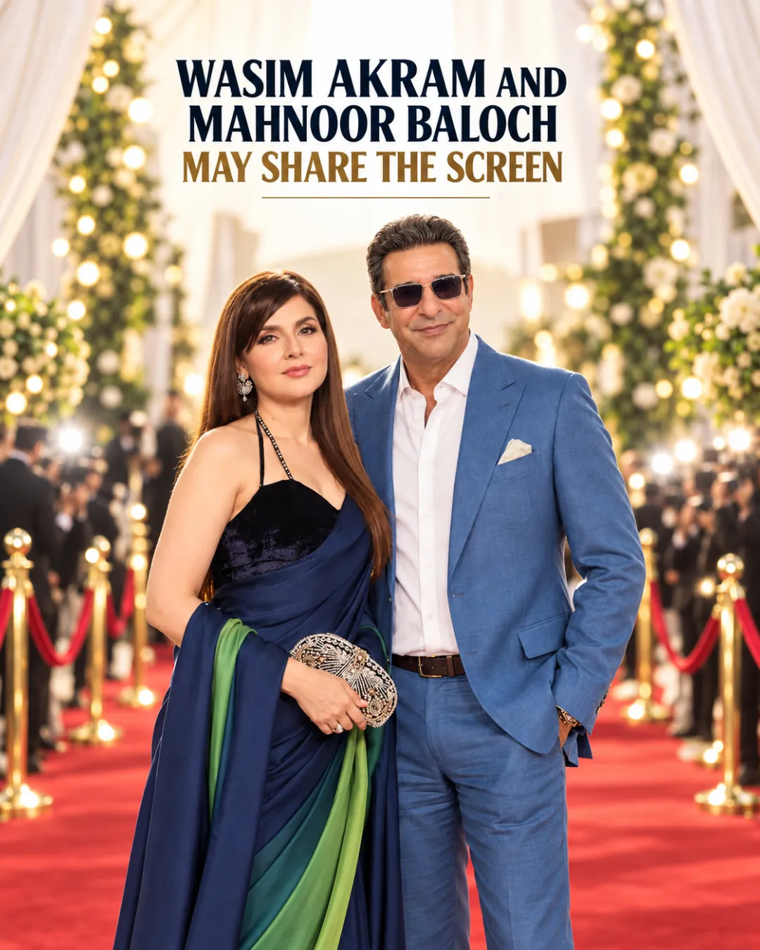 Wasim Akram And Mahnoor Baloch May Share The Screen