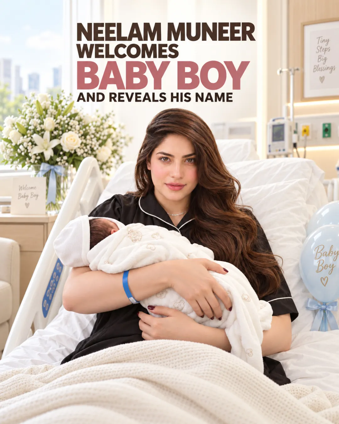 Neelam Muneer Welcomes Baby Boy And Reveals His Name
