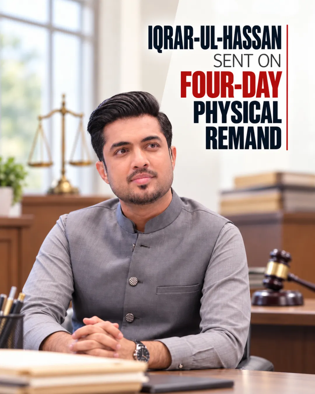 Iqrar-ul-Hassan Sent On Four-Day Physical Remand