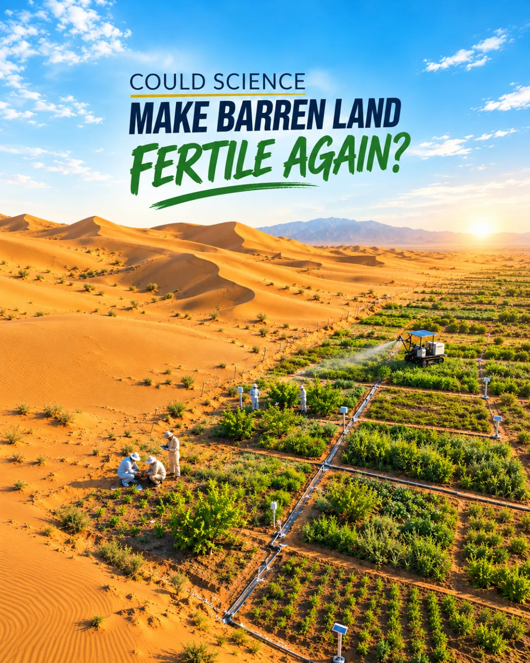 Could Science Make Barren Land Fertile Again?