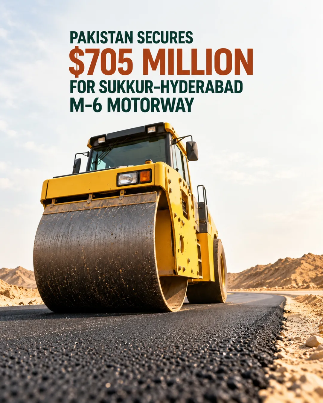 Pakistan Secures $705 Million For Sukkur–Hyderabad M-6 Motorway