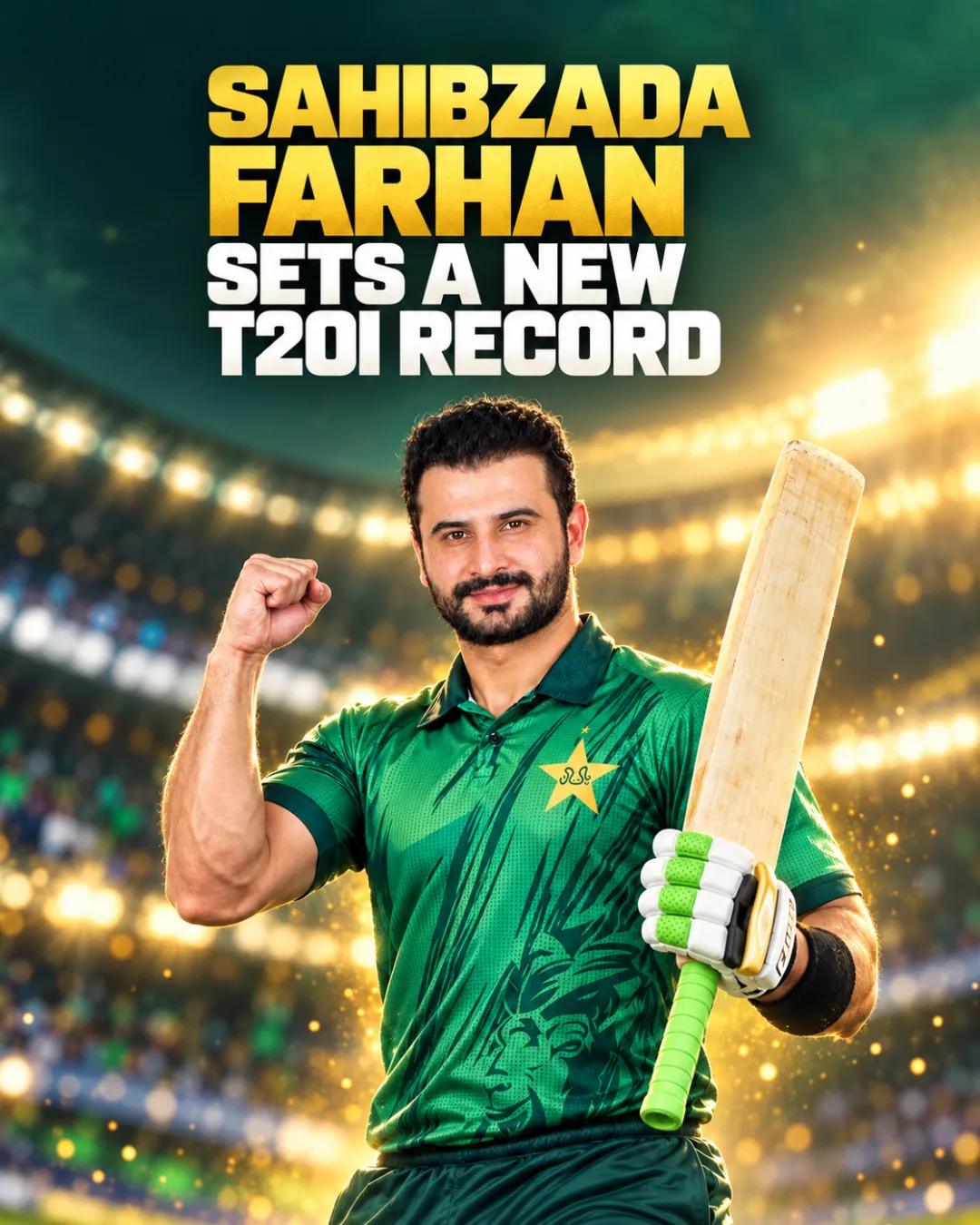 Sahibzada Farhan Sets A New T20I Record
