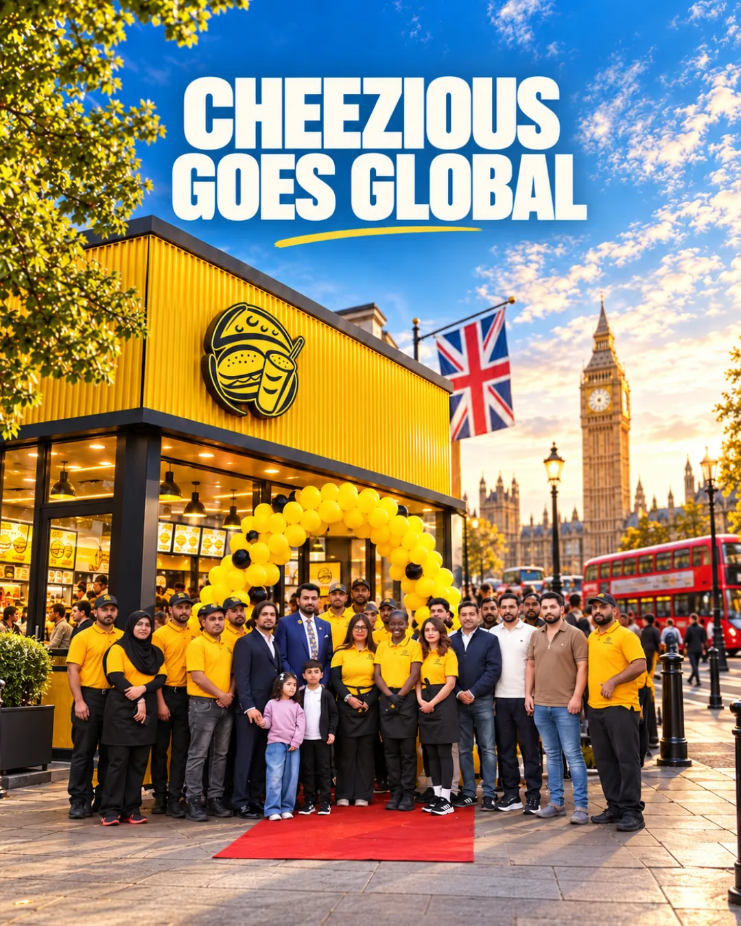 Cheezious Goes Global