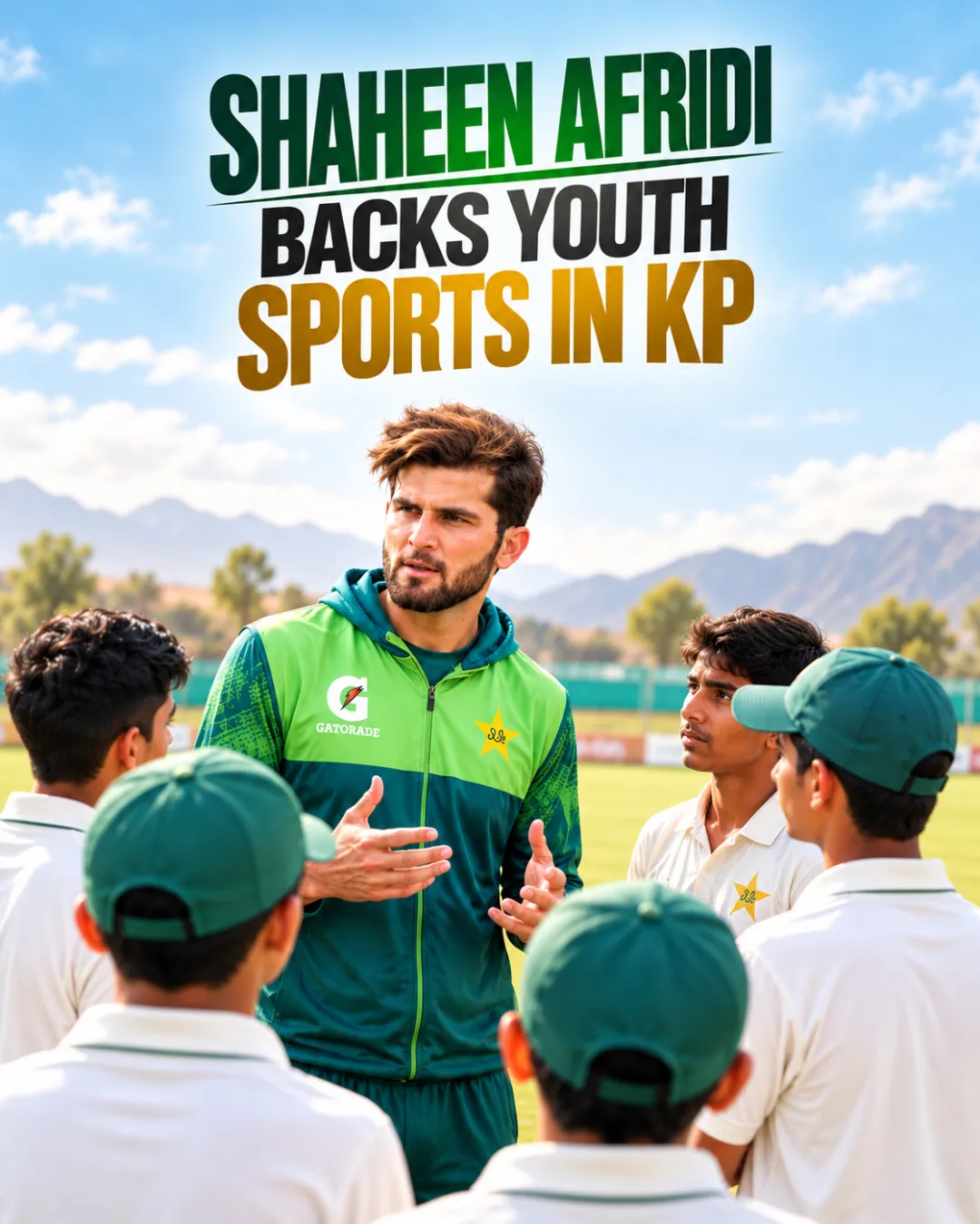 Shaheen Afridi Backs Youth Sports In KP