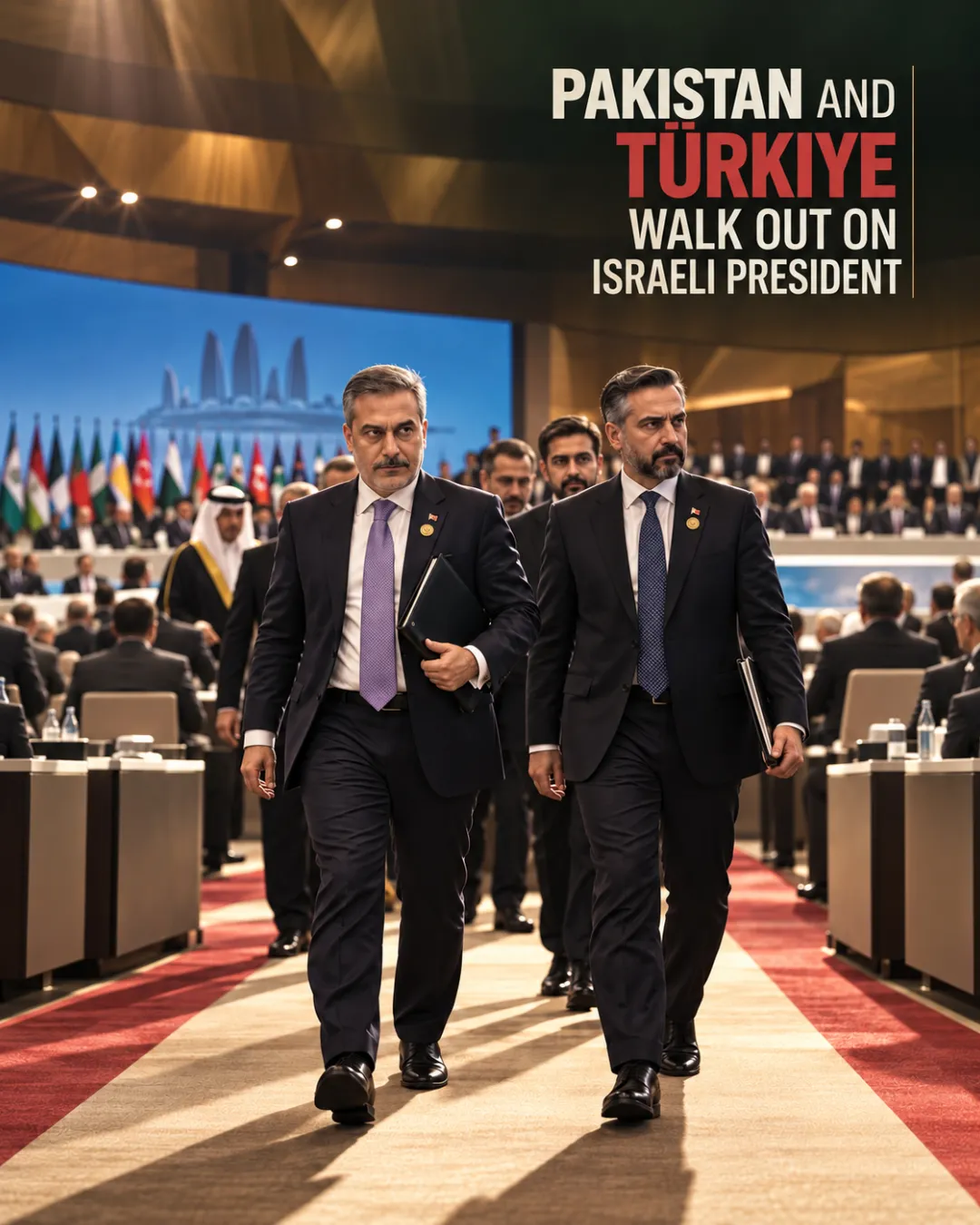 Pakistan And Türkiye Walk Out On Israeli President