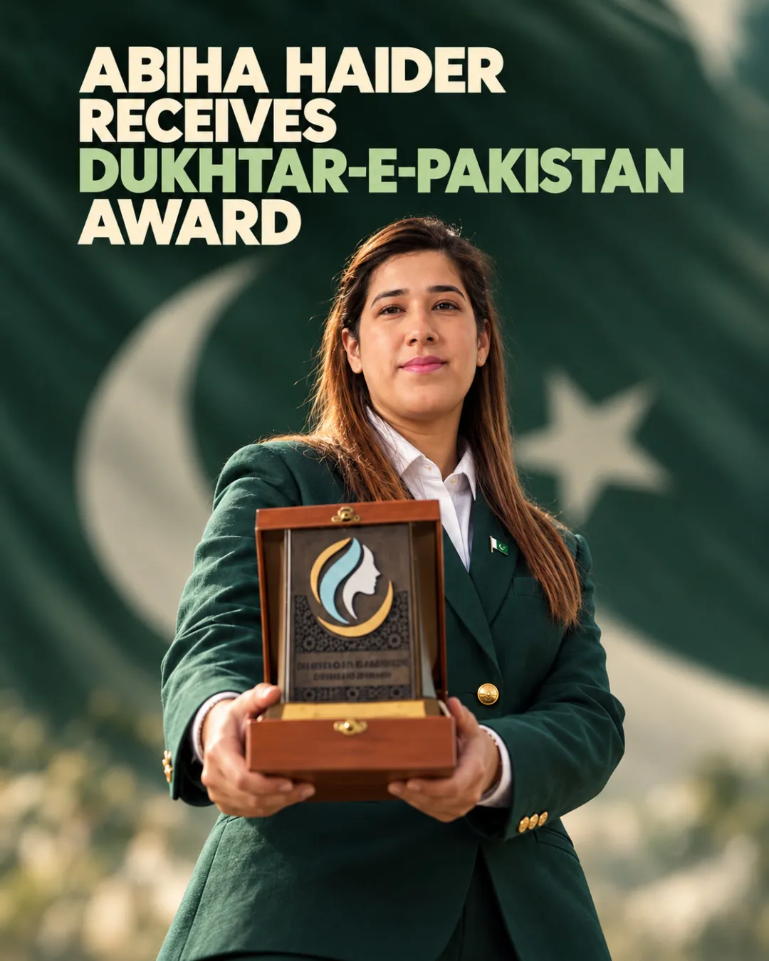 Abiha Haider Receives Dukhtar-e-Pakistan Award