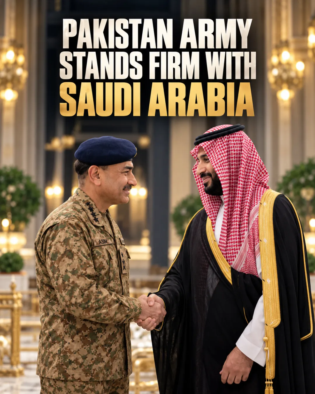 Pakistan Army Stands Firm With Saudi Arabia