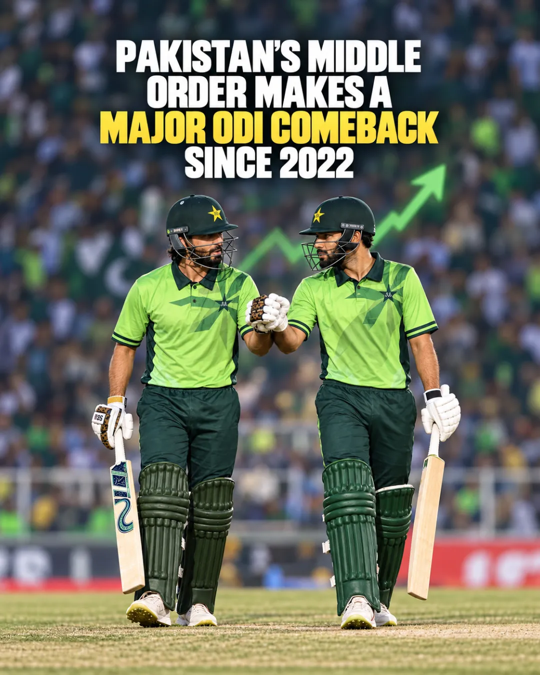 Pakistan’s Middle Order Makes A Major ODI Comeback Since 2022