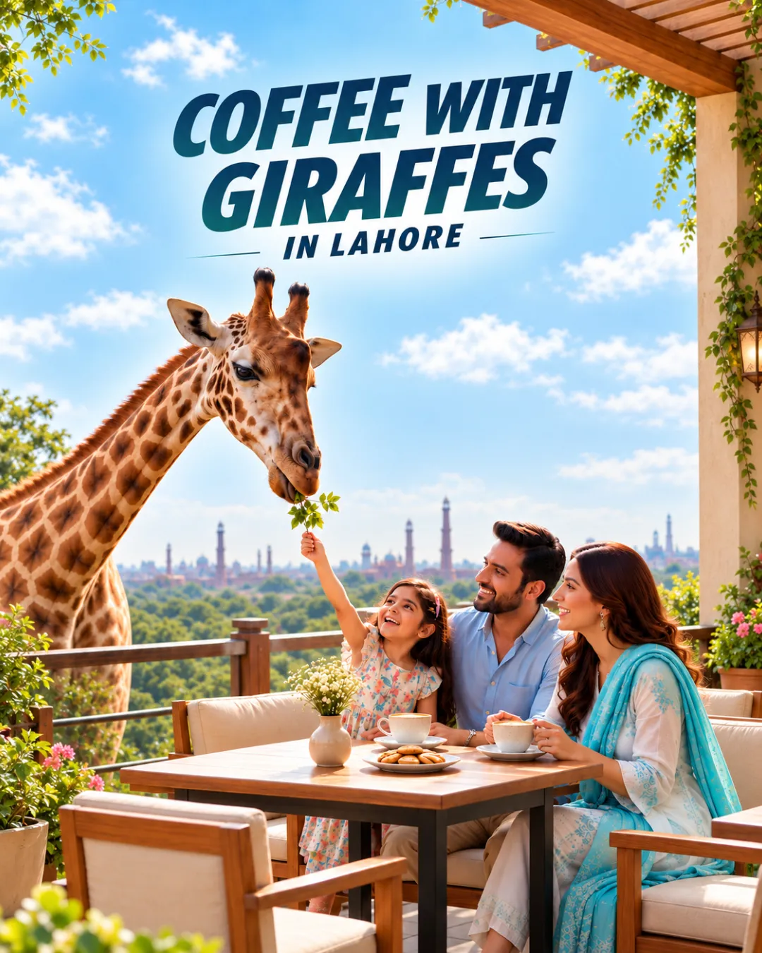Coffee With Giraffes In Lahore