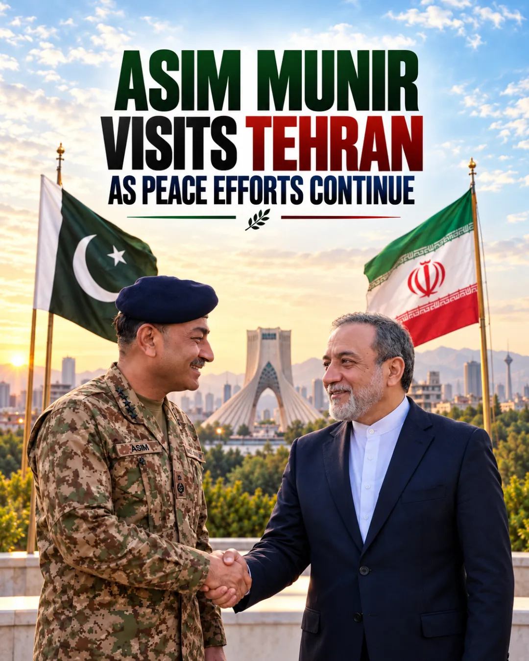 Asim Munir Visits Tehran As Peace Efforts Continue