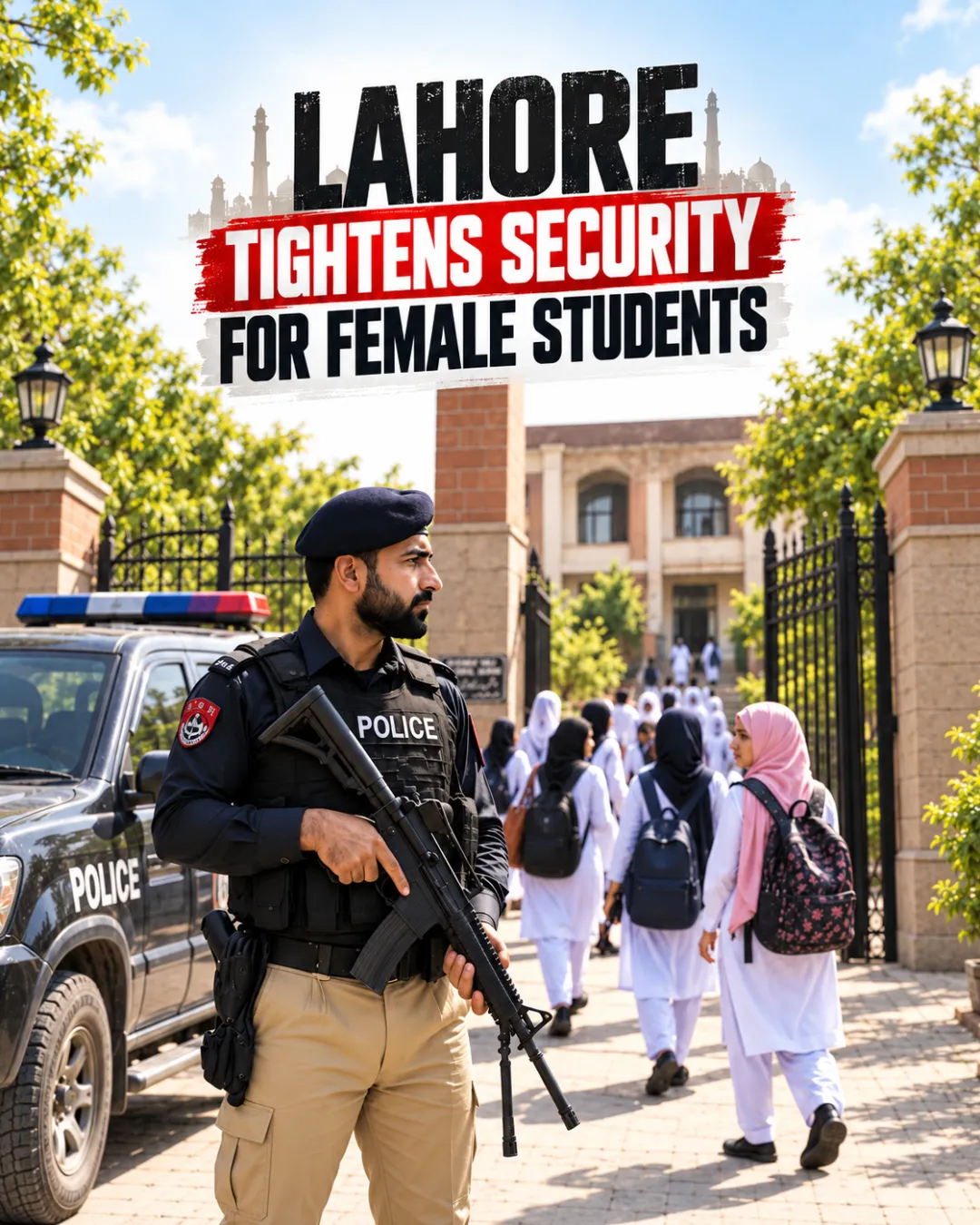 Lahore Tightens Security For Female Students