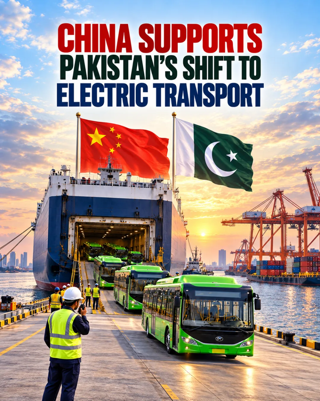 China Supports Pakistan’s Shift To Electric Transport
