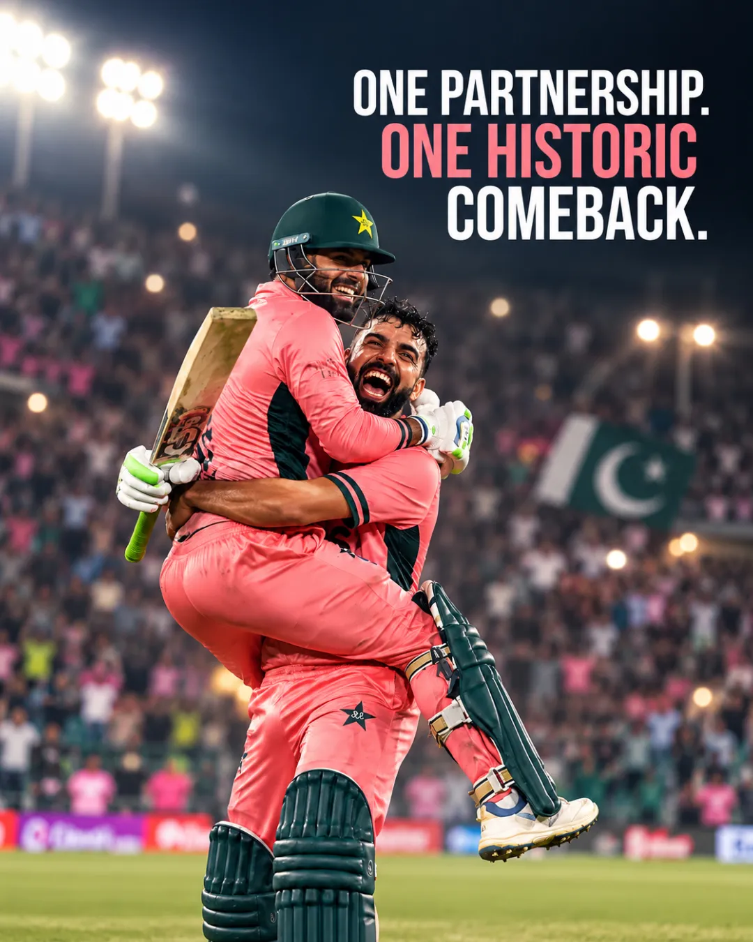 One Partnership. One Historic Comeback.